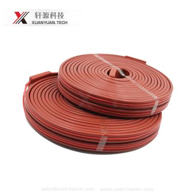 China 12v 24v 36v machinery repair shop heater strip/pipeline heater/flexible silicon heater for sale