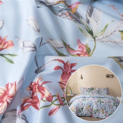 China Manufacturer 100% viable polyester brushed to disperse printed designer sheet material hometextile fabric for bedding for sale