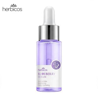 China Whitening Herbicos Hot Sale Wholesale Face Care Brighten Whiten Even Skin Care Blueberry Serum for sale