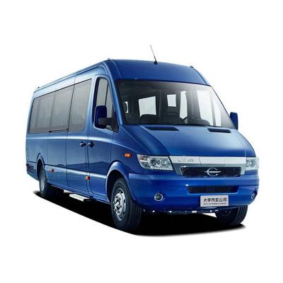 China Low price used guaranteed quality 200km cheap used double cabin 19 seat mini bus for sale