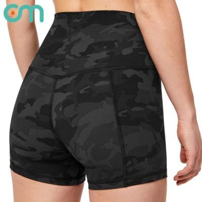 China QUICK DRY High Waist Ultra Soft Athletic Fitness Compression Women Booty Running Shorts for sale