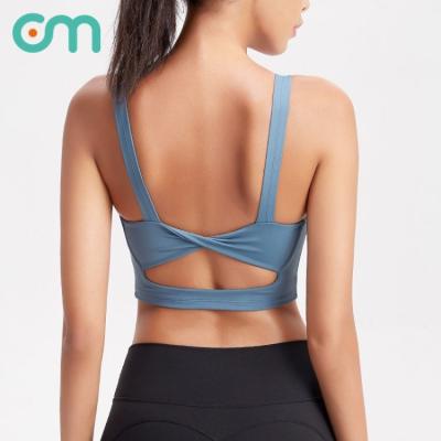 China New Breathable One-Piece Sports Bra Women's Strapless Fitness Vest Yoga Bra Traceless Bra With Chest Pad for sale