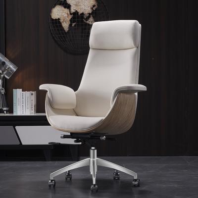 China High back PU office chair conference room chair executive computer chair adjustable chair factory direct sale (size) for sale