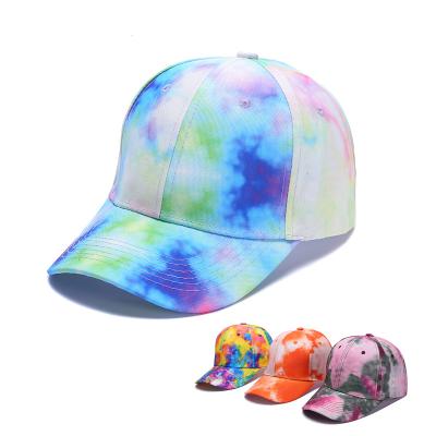 China Men Women Full Brim Sports Cap Tie Dye Sun Visor Light Weight Golf Tennis Hat Quick Dry Hat Rolled Portable Beach Hat for sale