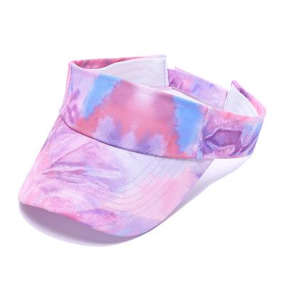 China JOINT Breathable Sun Visor Adjustable UV Protection Sun Hats Sun Air Summer Solid Solid Sports Tennis Golf Sunscreen Running Hat for sale