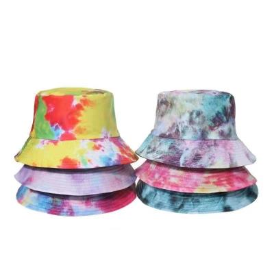 China 2022 Formal Fashionable Trendy All Over Print Reversible Embroidered Cotton Fisherman Bucket Hat With Prinited Custom Logo. for sale