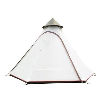 China Straight Brace Type 2023 Factory New Customized Teepee Tent Outdoor Camping Canopy Tent Wind-Resistant for sale