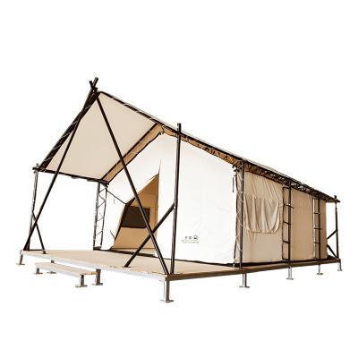 China Tube Type Tent Stake Hotel Tent Customized Outdoor Guest Room Camping Tent Canopy Hotel Camp Tent for sale