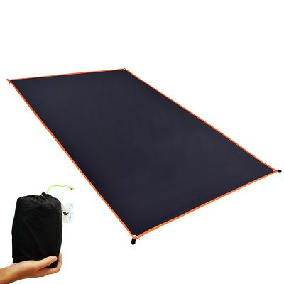 China New PVE nylon silicon coated household waterproof outdoor camping mat picnic camping tent protection double-sided moisture-proof mattress for sale