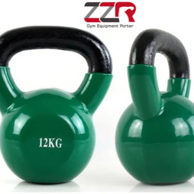 China Environmental Friendly Color Fixed Promotion Vinyl Coated Kettlebell Comercial for sale