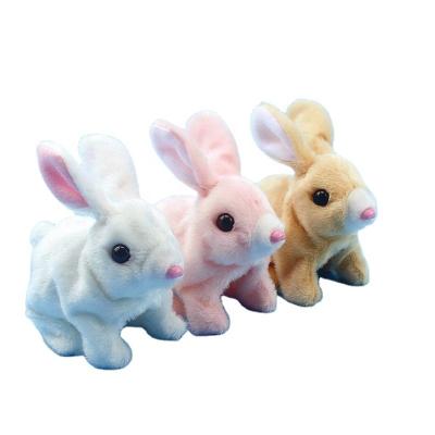 China Hot Sale New Year Rabbit Stuffed Toy Electric Rabbit And Plush Toy Animal for sale