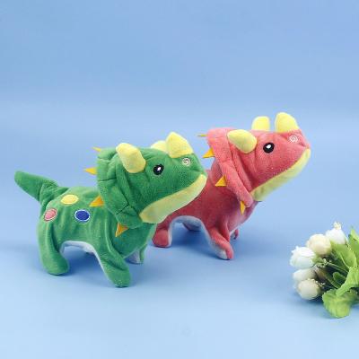 China The electric dinosaur our factory directly sells children's toys electric dinosaur baby plush toys unicorn dinosaur simulation new products for sale