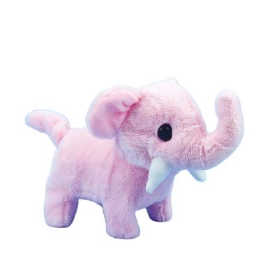 China New Design Electric Toy Elephant Christmas Plush Elephants Toys Stuffed Plush for sale