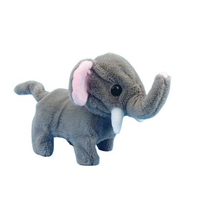 China Brand New Custom Toy Electric Elephant Mini Elephant Stuffed Plush Toys Wholesale for sale