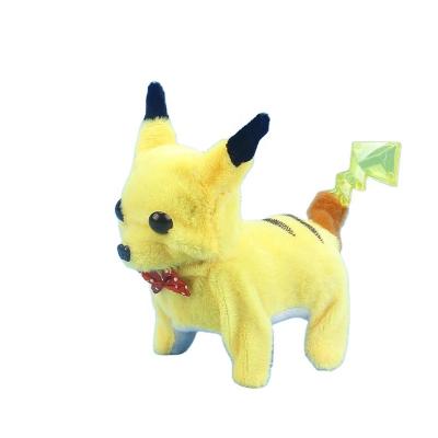 China Can scream factory direct sales of creative mouse elves children's toys baby leiqiu plush toys electric luminous animal elves pet for sale