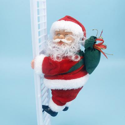 China Can dance and bring to the music the professional Santa Claus singing the musical climbing ladder for sale