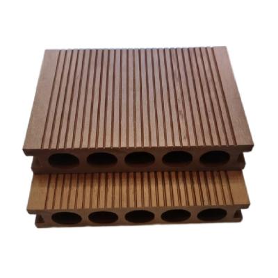 China Factory Wholesale Outdoor Solid Wood Wpc Plastic Composite Decking Waterproof for sale