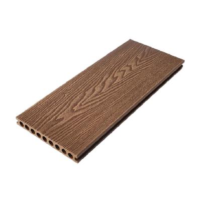 China Hot Selling Outdoor Flooring Wood Waterproof Texture Decking Co-extrusion Wpc Compound for sale