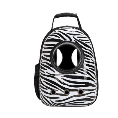 China Sustainable Fashion Small Pet Carrier , Backpacks Designer Transparent Pet Bag Airline for sale