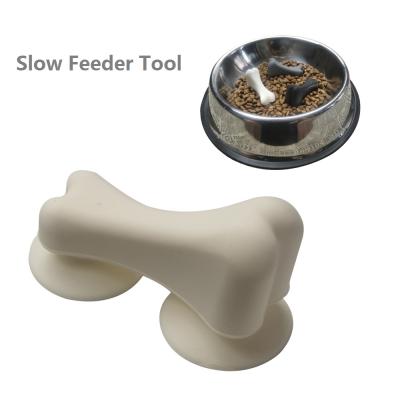 China Sustainable Silica Gel Pet Slow Food Bowl Feeder Tool , Slow Feeder Tool Feeder Tools for sale