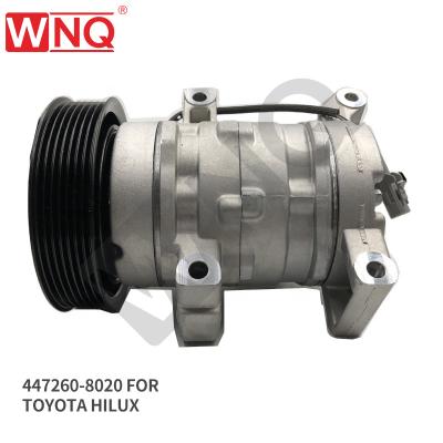 China For Toyota hilux WNQ 447260-8020 883100K110 883100K190 883200K500 8831071062 AC air condition compressor for Toyota hilux for sale