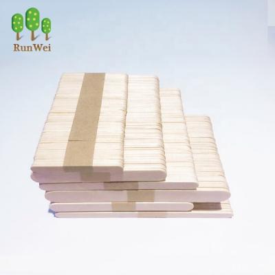 China Sustainable Biodegradable Ice Cream Sticks Ice Cream Sticks Ice Cream Tools Type Wooden Popsicle Sticks for sale