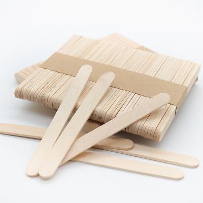 China Sustainable Factory Supply Various Size Ice Cream Sticks Open Wooden Ice Cream Sticks for sale