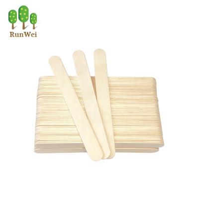 China Natural Birch Wood Disposable Wooden Spatula Spatulas Sterile Wooden Spatula for sale