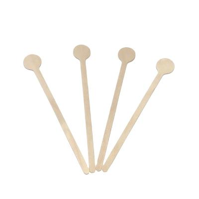 China Sustainable Disposable Coffee Stick Wooden Types Wooden Coffee Stirring Stick for sale