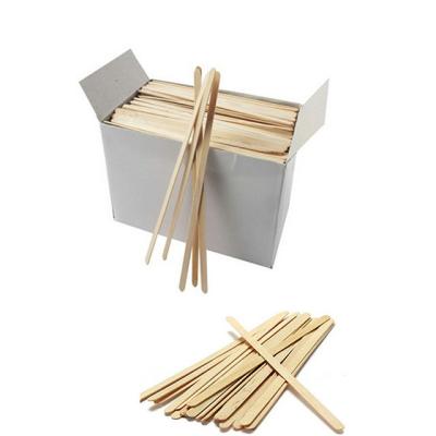 China Food Grade Sustainable Biodegradable Wooden Coffee Stick Coffee Sugar Mixing Stick for sale