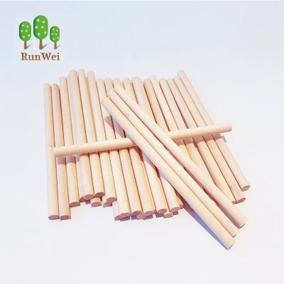 China Sustainable Birch Wood Round Sticks Round Natural Stick Wood Lumber for sale