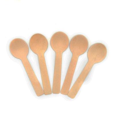 China 2022 Disposable Cheap High Quality Wooden Spoon Knife and Forking Various Sizes and Customized Wooden Spoon for sale