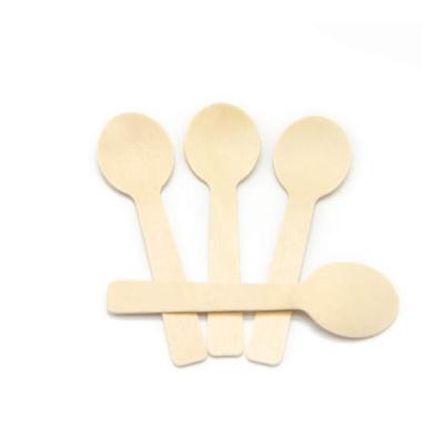 China CLASSIC Disposable Wooden Western Wedding Wooden Knife and Dessert Spoon Banquet Tableware Wooden Spoon Fork for sale