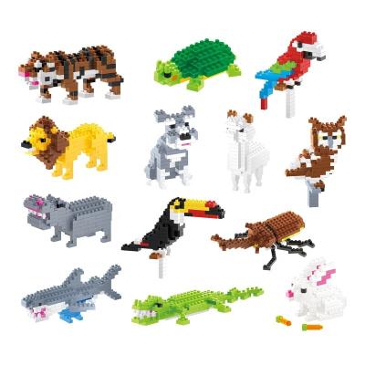 China 3D Building Block Mini Blocks Animals Nano Block 3D Puzzle Pixel Bricks Kids Building Block Toys Customized Toys for sale