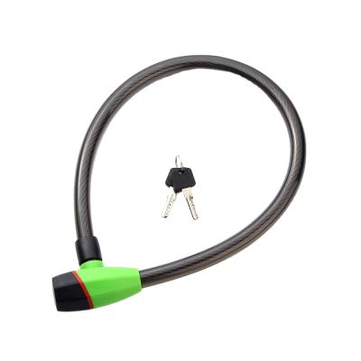 China Anti-rust Motorcycle Motorbike Cable Lock Ring Cable Lock Cable Lock for sale