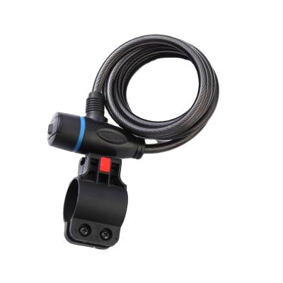 China High Quality Anti-theft Cable Lock Steel Bicycle Bike Bicycle Lock with 2 Keys for sale