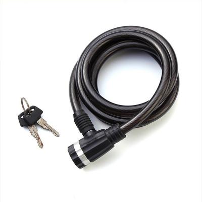 China High Quality Waterproof Waterproof Bicycle Main Useful Bike Lock Cover Sprial Lock With Two Keys for sale