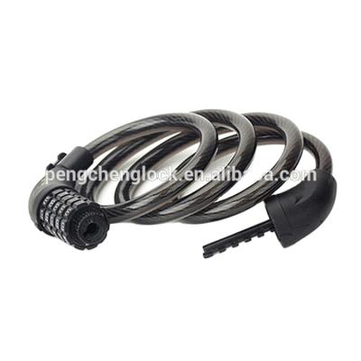 China Motorbike ; bicycle ; Indoor 5 Combination Lock Digital Black Cool Cable Lock for sale