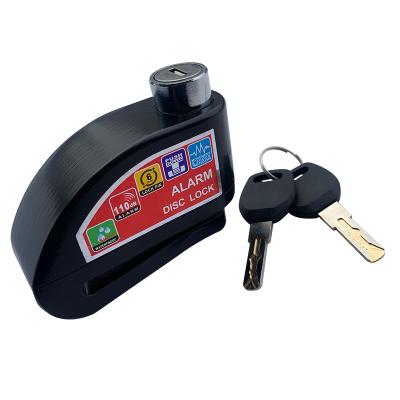 China Waterproof Cover Bike Disc Lock , Alarm Disc Lock For Motorcycle And Bicycle for sale