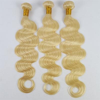 China Highknight 613 Hair Bundle 10A Grade Virgin Hair Curly Body Wave Unprocessed Curl Cuticle Aligned Blonde 613 Virgin Hair Extensions Bundle for sale