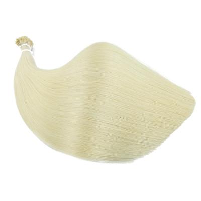 China Wholesale Price Highknight Silky Straight Mink Brazilian Raw Virgin Human Hair Cheap 100% Blonde Wave Color Flat-tip Hair Extensions for sale