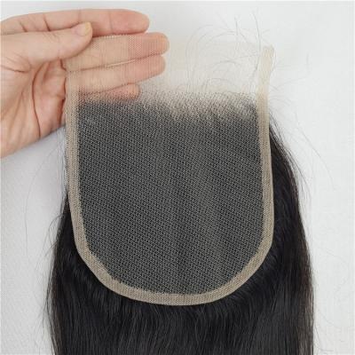 China Highknight Straight Free Sample 10A 2x6 13x4 4x4 5x5 6x6 Top Raw Brazilian Swiss Human Hair Transparent Lace Headband And Closure for sale