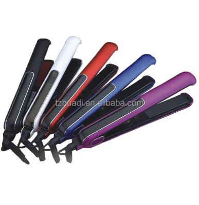 China HUADI Ionic Ceramic Flat Iron Hair Straightener and Curler Electric Ceramic Hair Flat Iron Straightening Brushes and Combs for sale