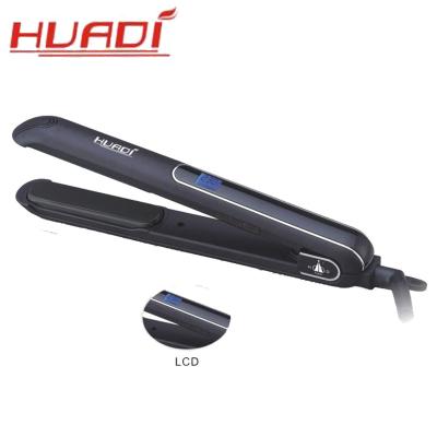 China Best AC Motor IONIC / PTC / LCD Hair Straightener Ceramic Flat Iron For Home And Professional Use for sale