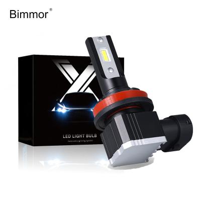 China Bimmor led headlight H1 H3 H7 H11H4 9005 9006 880 881 LED bulbs fanless plug and play combo car led headlight bulbs original factory standard for sale