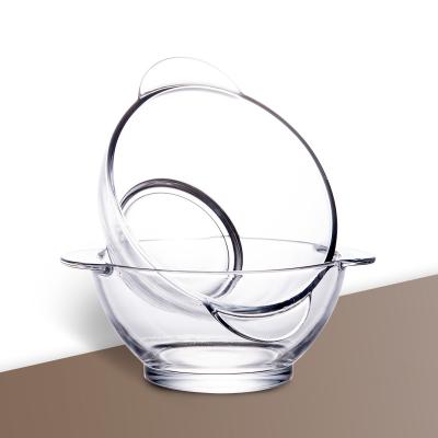 China Factory direct sale high borosilicate pot heat resistance transparent transparent clear glass nonstick cooking pot for sale