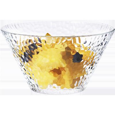 China Modern Reusable Large Kitchen Sustainable Professional Manufacturing Fruit Supply Clear Glass Salad Bowl Storage for sale