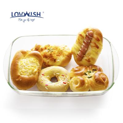 China Factory Wholesale Price Customized Viable High Borosilicate Glass-Glass Bakeware With Attractive Price for sale