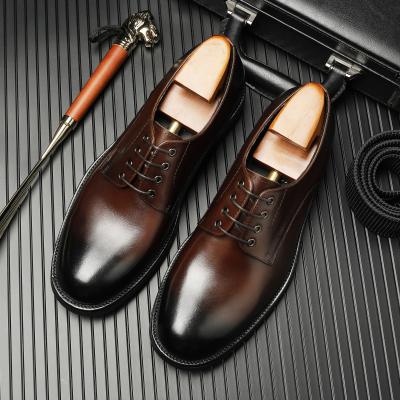 China Fashion Trend Men Business Brogue Genuine Leather Shoes for sale