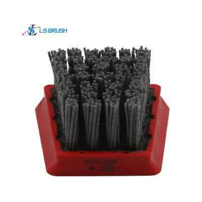 China Granite Silicon Brush Antique Brush Frankfurt Filament Abrasive Nylon Brush for Sandstone Marble Polish for sale